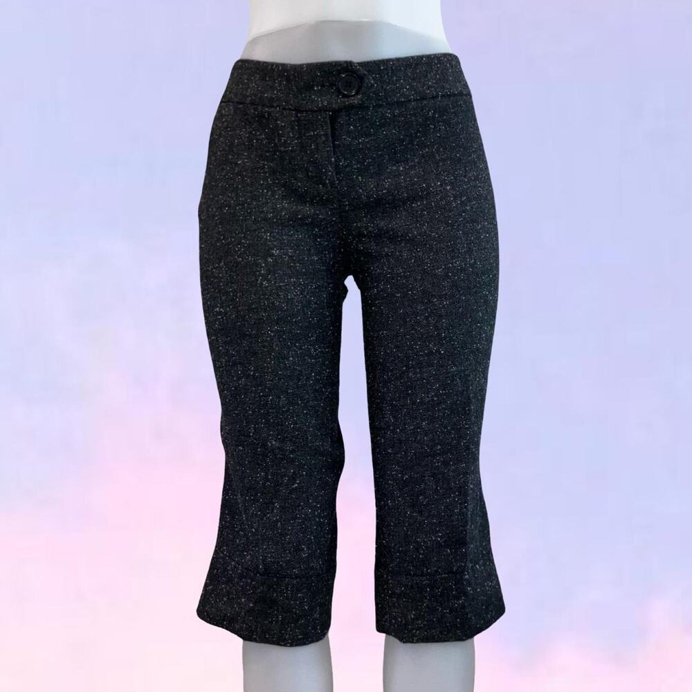 Vintage 90s y2k charcoal grey capris charlotte russe